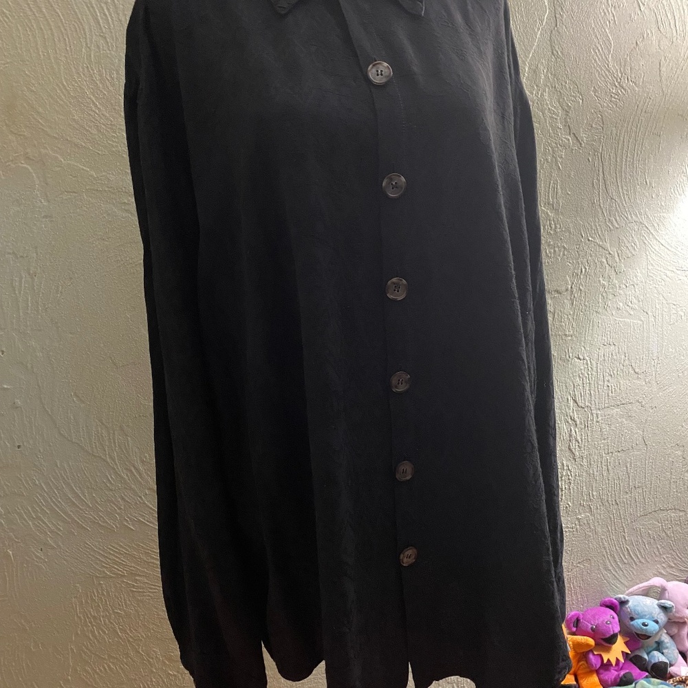 Vintage CP SHADES jacquard tunic top - Picture 5 of 11